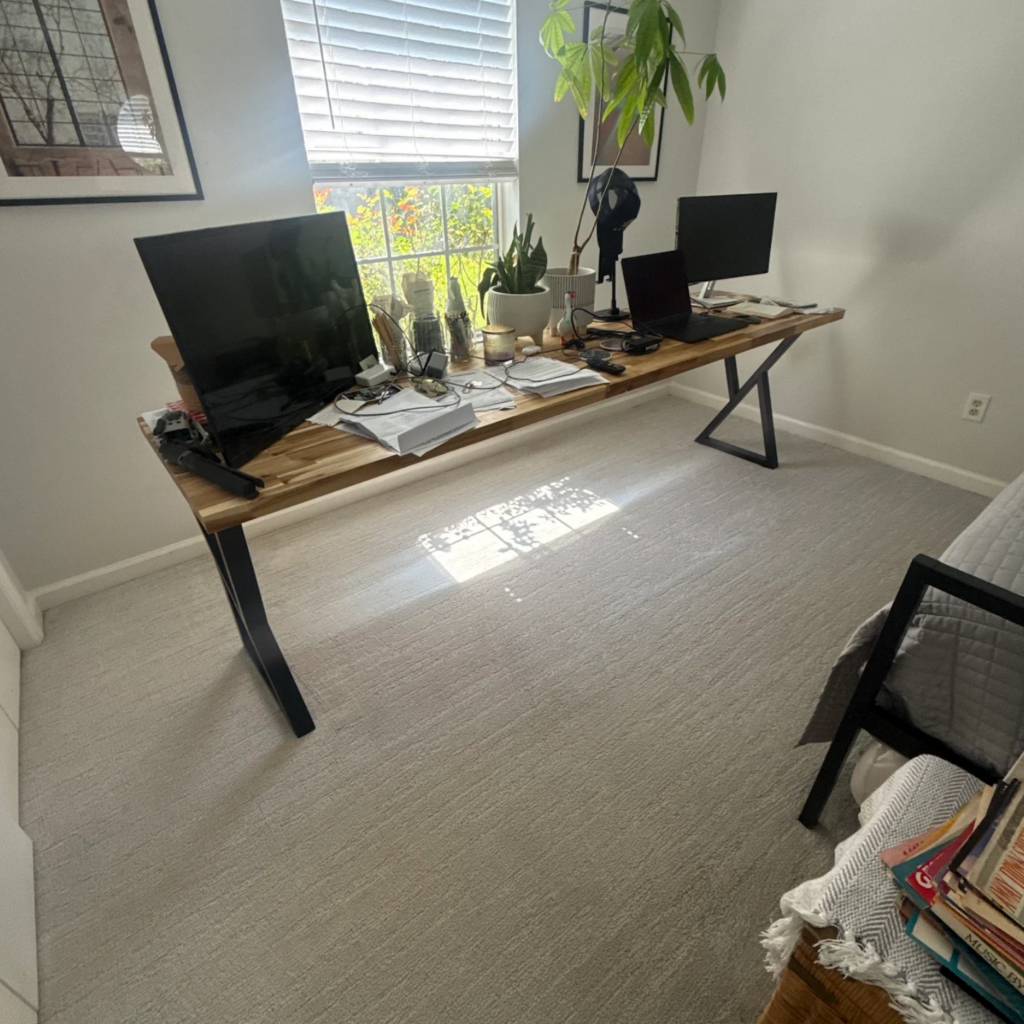 Before and After Carpet Cleaning